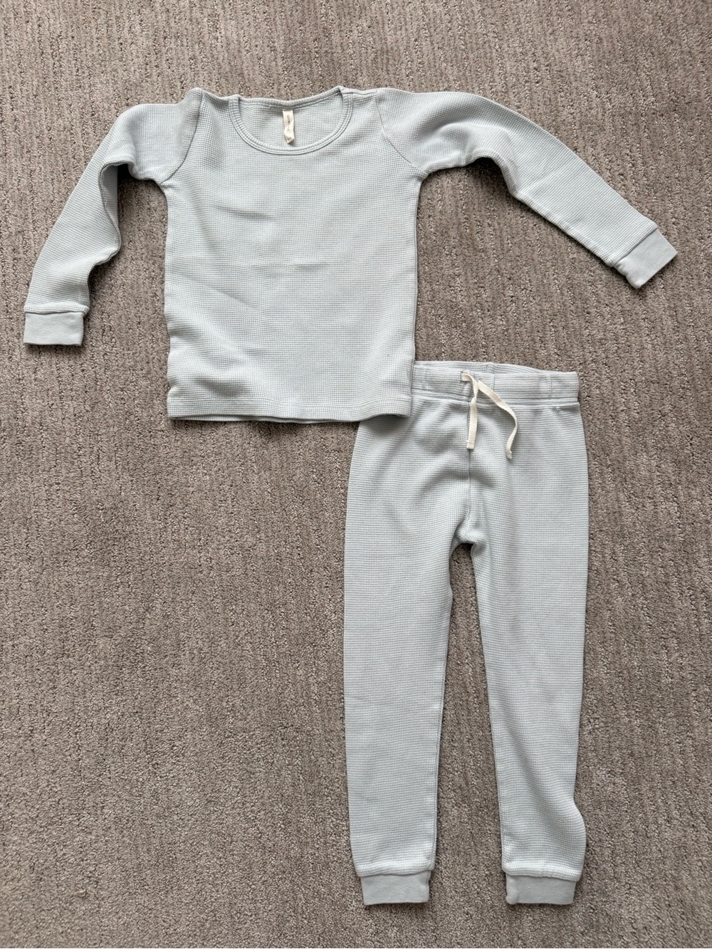 Quincy Mae Kids Thermal Set - Ice Blue
